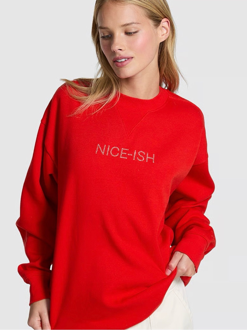CAMPUS FLEECE™ OVERSIZED CREW SWEATSHIRT